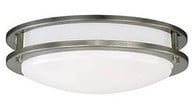 LED Brushed Nickel Ceiling Light 3 Sizes Available