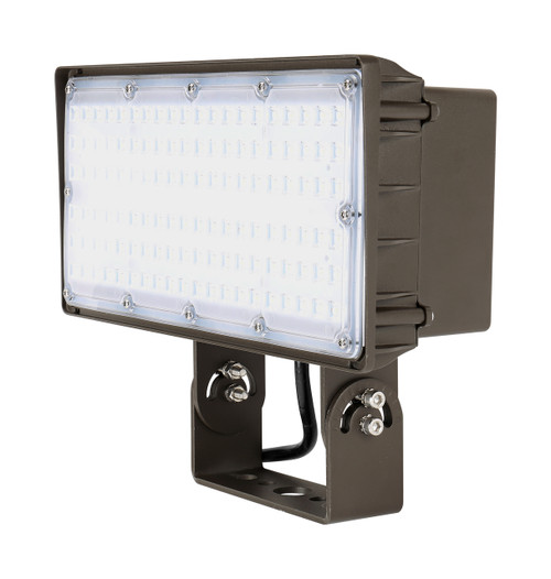 LED Outdoor Floodlight With Trunion Mount- 100 Watt- 13300 Lumens - 5000K - 120V-277V