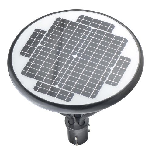 Solar LED Pole Top Lights - With Motion Sensor - Extremely Bright - Commercial Grade - 25 Watt - 4000 Lumen Output -