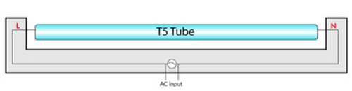 7 Watt T5 LED Ballast Bypass Mini Bi-Pin 700 Lumens 21 Inches Long 6500K Daylight - Replaces F13T5/D