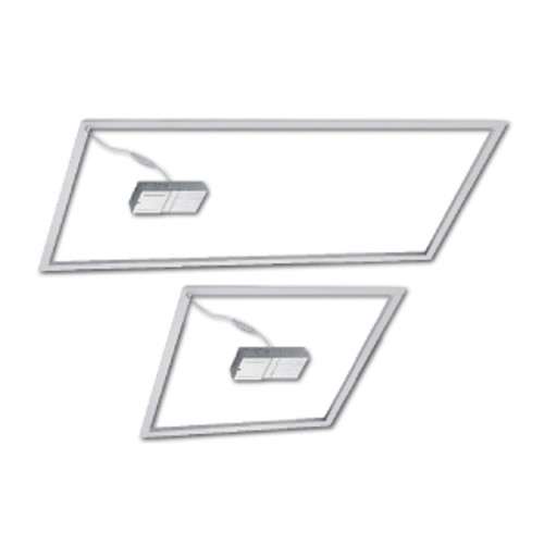 LED Edge Lit Grid Ceiling Tile Perimeter Light -  Choose Your Size and Color For Pricing