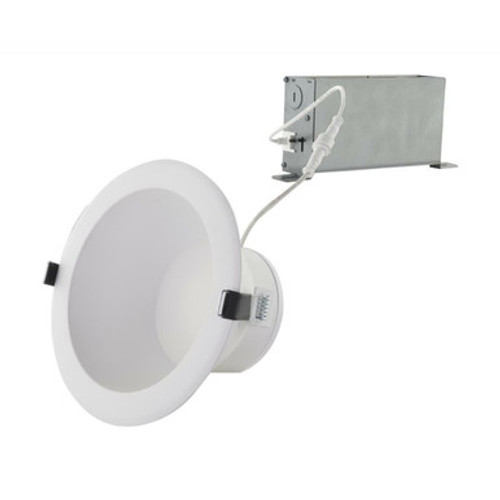 8 Inch LED Commercial Downlight - Selectable 19/26/32 Watt - 1600-2450 Lumens - Color Selectable 27K/30K/35K/40K/50K - 120V - Recessed Can Not Required - Wide 80 Degree beam