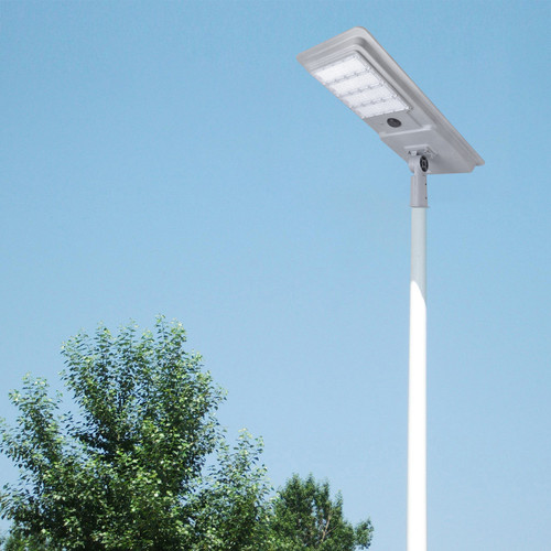 Solar LED Dusk to Dawn Pole Light - 50 Watt - 5000 Lumens - Super Bright for 2.5 Inch Post Top