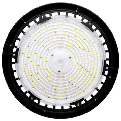 200 Watt Round High Bay Light - 29000 Lumens - 5000K Daylight - 480V - Black Finish