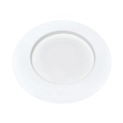 6 Inch LED Recessed Downlight With Smooth Trim - 14 Watt - 1100 Lumens - 3000K Soft White - 120V - Recessed Can Required - Dimmable