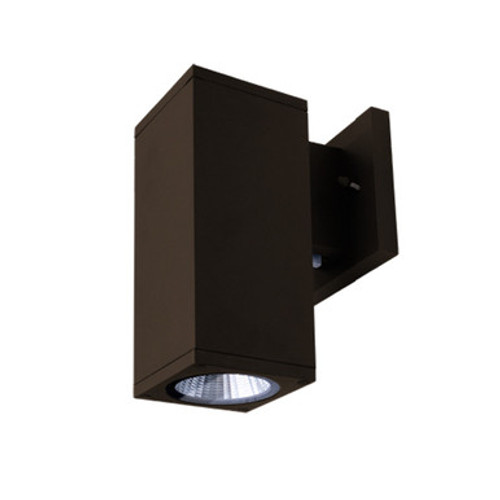 LED Square Cylinder Sconce Wall Light - 12 Watt - 960 Lumens - Color Selectable 30K/40K/50K - 120V - Bronze Finish - Dimmable Downlight