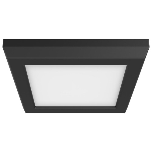 LED Blink Light - 9W - 120V - 5 Inch - Square - Color Selectable 27K/30K/35K/40K/50K - Dimmable - Black Finish