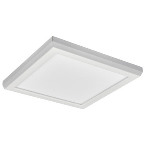 LED Blink Light - 11W - 120V - 7 Inch - Square - Color Selectable 27K/30K/35K/40K/50K - Dimmable - White Finish