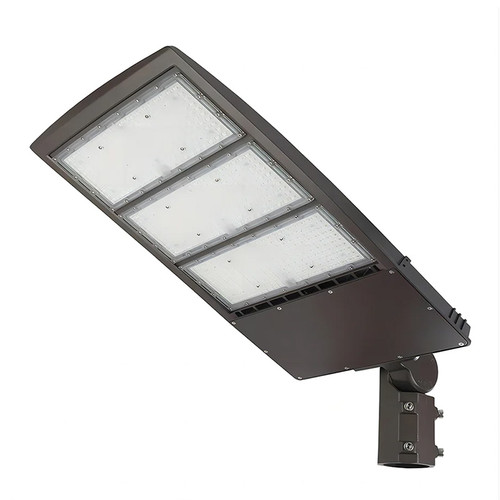 LED Parking Lot Area Light - 450W - 5000K Daylight - 60750 Max Lumens - 480V - Slipfitter Mount