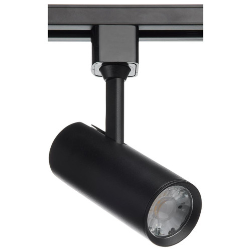 Commercial Style LED Track Head Only  - Black Finish - 36 Degree Beam - 600 Lumens - 3000K Soft White - 10 Watt - Dimmable - 3 Contact Halo Style