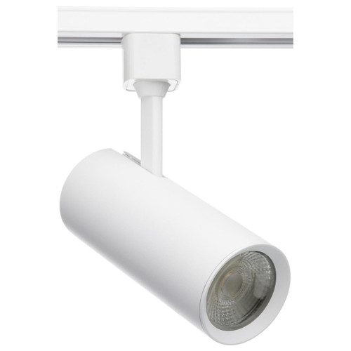 Commercial Style LED Track Head Only  - White Finish - 36 Degree Beam - 1200 Lumens - 3000K Soft White - 20 Watt - Dimmable - 3 Contact Halo Style