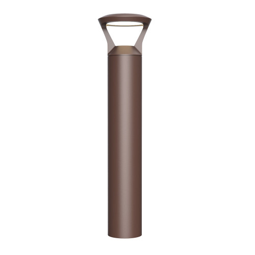 LED Bollard Lights - For Commercial Driveways and Parking Lots - 24/19/14W - 3000 Max Lumens - Color Selectable 30K, 40K, 50K - Bronze Finish