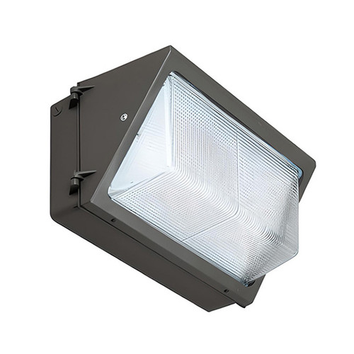 90 Watt LED Wallpack  w Photocell and Cap - 11700 Lumens - 5000K Daylight - 120-277V - With Photocell - Bronze Finish