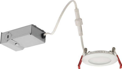 Lithonia Lighting - Downlighting fixtures - The 3-inch Wafer? LED is an ultra-thin recessed downlight ideal for shallow ceiling applications. Quality, housing-free recessed downlighting is achieved with its narrow remote driver box. The Wafer LED is quick and simple to install from below the ceiling with as little as 6-inch ceiling plenum clearance. - Model WF3 LED 27K MW M6