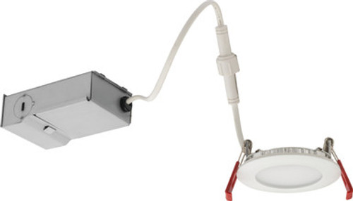 Lithonia Lighting - Downlighting fixtures - The 3-inch Wafer? LED is an ultra-thin recessed downlight ideal for shallow ceiling applications. Quality, housing-free recessed downlighting is achieved with its narrow remote driver box. The Wafer LED is quick and simple to install from below the ceiling with as little as 6-inch ceiling plenum clearance. - Model WF3 LED 30K BN M6