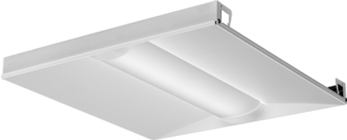 Lithonia Lighting 2BLT2 20L ADP EZ1 LP835 - Basket LED lensed troffer 2x2,Nominal 2000 LM,Curved, linear prismatic,eldoLED dimming 1%,80+ CRI, 3500K