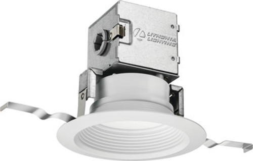 Lithonia Lighting - Downlighting fixtures - Lithonia OneUp? is a quick and easy-to-install direct wire downlight that features a unique "canless" design. These efficient all-in-one LED fixtures are rated for a 50,000 hour life. - Model 4JBK RD 50K 90CRI MW M6