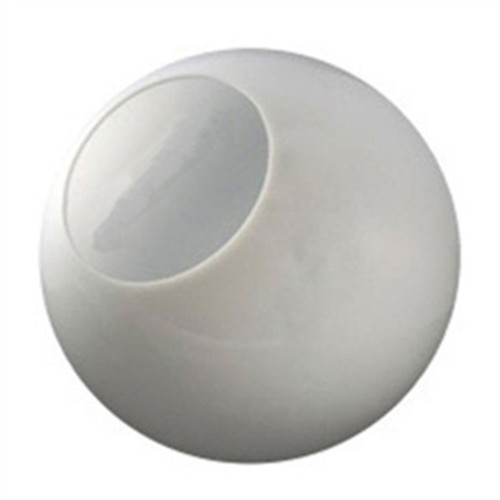 Superior Plastics 02024WA-12NL - 12 Inch Plastic Globe Neckless Opening White Acrylic