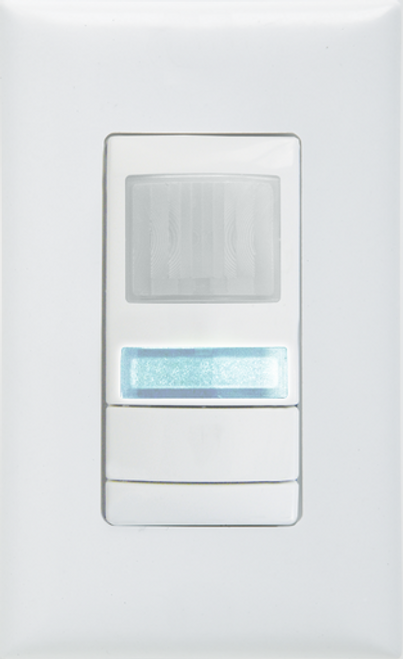 Lithonia Lighting NWSX PDT LV DX WH - Wall Switch Sensor, Passive Dual Technology, Low Voltage, Raise/Lower Dimming, White