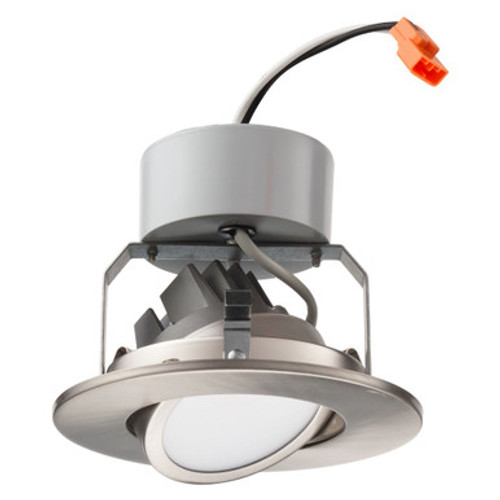 Lithonia Lighting - Downlighting fixtures - 4 IN brush nickel 30K LED gimbal module, LED, 2700 K color temperature, 90 CRI, SKU - 233LTM - Model 4G1BN LED 27K 90CRI M6