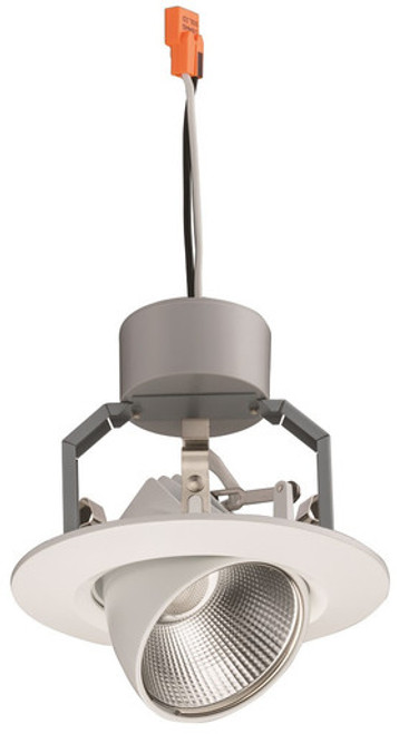 Lithonia Lighting 4IGMW LED 27K 90CRI M6 - 4IN Matte White LED Gimbal, LED, 2700K, 90+ CRI