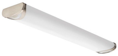 Lithonia Lighting - Decorative ceiling or flush mount fixture - The Linear LED Boomerang delivers general ambient lighting for surface-mount ceiling applications. The energy-efficient light engine delivers a long LED life and excellent color to ensure a quality, low-maintenance light installation.The Linear LED Boomerang series is ideal for applications such as kitchens, offices, hallways, corridors, foyers, bedrooms, closets, utility work areas and more. - Model FMLBML 48IN 40K 80CRI BN