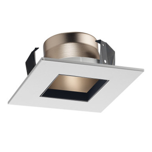 Juno - Downlighting fixtures - 17SQ square downlight trim for line voltage housings, white reflector, white trim - Model 17SQ WWH