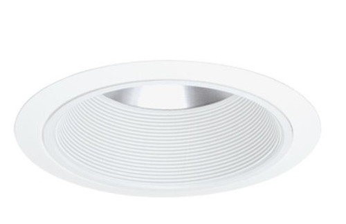 Juno - Downlighting Fixtures - 6IN Downlight Shallow Baffle Trim, White, White Trim Ring - Model 244S WWH