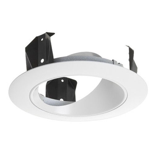 Juno - Downlighting fixtures - Juno 4-in 47L Series Adjustable Cone Trim, Gloss White with White Trim Ring - Model 47L WWH