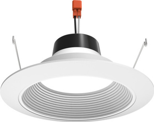 Lithonia Lighting 6RLD G4 07LM 30K 90CRI 120 FRPC WWH M6 - 6IN JunoRetrofit Down-Light, Generation 4, 700 Nominal LM, 3000K, 90+ CRI, 120V, Forward/Reverse Phase Cut, White, White Trim Ring,