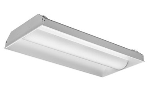 Lithonia Lighting 2AVL4 50LHE MDR EZ1 LP840 - Avante LED DLC 2x4,Nominal 5000 LM high efficiency,Metal diffuser, round holes,eldoLED dimming 1%,80+ CRI, 4000K