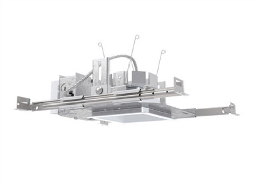 Lithonia Lighting - Commercial downlighting fixture - LDN 4IN Square New Construction Housing, 3500K, 1,000 Lumens, Multi-Volt, 0-10V Driver Dims to 10%, Housing - Model LDN4SQ 35/10 MVOLT GZ10 HSG