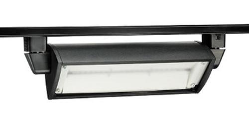 Trac-Master Close-to-Trac LED Wall Wash/Flood,TEK Adapter,3500K,80 CRI,Phase Dimmable,Black