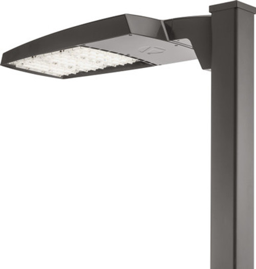 Lithonia Lighting RSX3 LED P4 50K R4 HVOLT RPA DDBXD - RSX LED Area Light, Size 3, 42630 Lumens.,5000K ,IES type IV forward throw,347-480V,Round pole mounting,Dark bronze finish, super durable