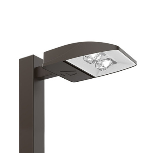 Lithonia Lighting - LED Area Light, Up to 25000 Lumens, 5000K, Type V Distribution, 120-277V, Round and Square Pole Mounting, Bi-Level Switching, Bronze Finish - Model ESX1 LED P4 50K R5 MVOLT UPA BLS DDBXD M2