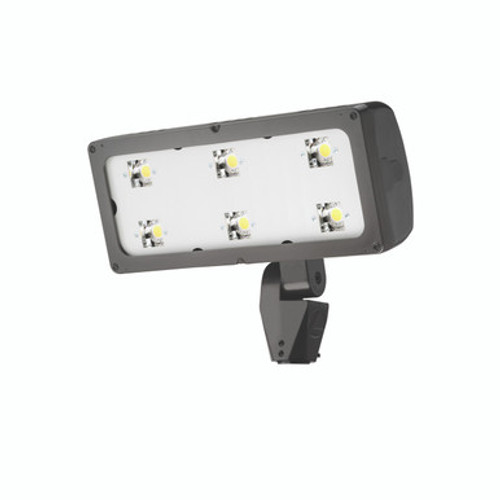 Lithonia Lighting - LED Flood Luminaire, Up to 40121 Lumens, 4000K, Wide Flood Distribution, 120-277V, Integral Slipfitter, Bronze Finish - Model HLF1 LED P3 40K WFL MVOLT IS DDBXD