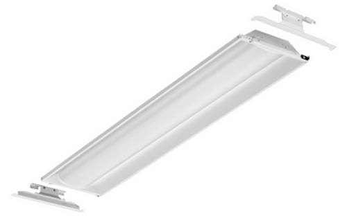 Lithonia Lighting BLT4R 48L ADP EZ1 LP835 - Volumetric Recessed Lighting 1FT x4FT Relight,Nominal 4800 LM,Curved, linear prismatic,eldoLED dimming 1%,80+ CRI, 3500K