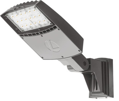 Lithonia Lighting RSX1 LED P4 40K R4 MVOLT WBA DDBXD - RSX LED Area Light, Size 1, 17242 Lumens, 4000K Cool White, Type IV Forward Beam, 120-277V, Wall mount bracket, Dark bronze finish - RSX LED1 LED P4 40K R4 MVOLT WBA DDBXD