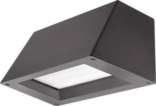 Lithonia Lighting - Security Lighting - LED Trapezoid Wallpack, 3000 Lumens, 3000K, Forward Throw Beam, 480V, Bronze Finish - Model WST LED P2 30K VF 480 DDBXD