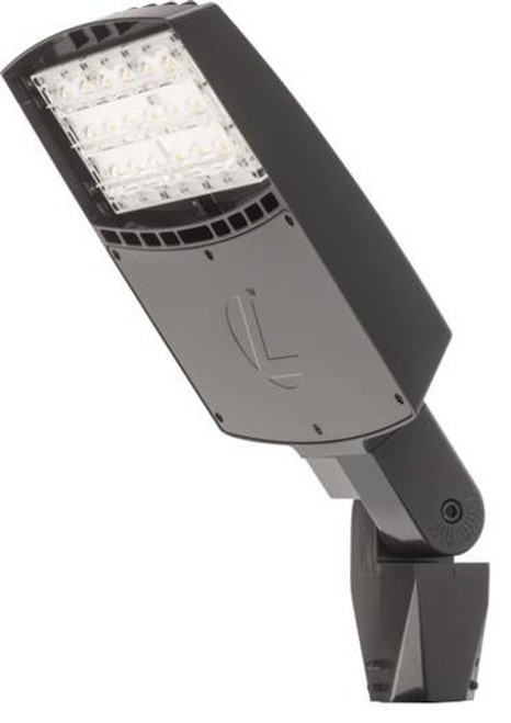 Lithonia Lighting RSX1 LED P2 40K AFR MVOLT HS IS DDBXD - RSX LED Area Light, Size 1, 10374 Lumens, 4000K Cool White, Automotive front row beam distribution, 120-277V,House-side shield, Slipfitter, Dark bronze finish - RSX LED1 LED P2 40K AFR MVOLT HS IS DDBXD