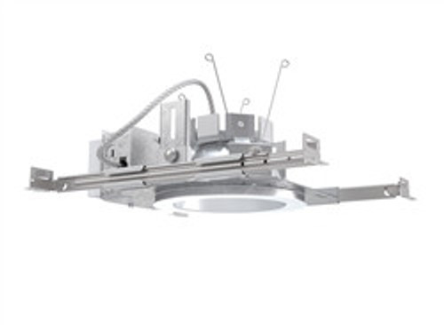 Lithonia Lighting - LDN 6IN Round New Construction Housing, Switchable Lumens  1000LM/1500LM/2000LM, Switchable CCT  3000K/3500K/4000K/5000K, Multi-Volt, Universal Dimming to 10% 0-10V, Emergency Battery Pack With Integral Test Switch - Model LDN6 ALO2 SWW1 MVOLT UGZ EL HSG