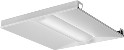 Lithonia Lighting 2BLT2 20L ADPT EZ1 LP835 NLTAIR2 RES7 - Basket LED lensed troffer 2x2,Nominal 2000 LM,Curved, linear prismatic with trim ring,eldoLED dimming 1%,80+ CRI, 3500K,Nlight Air 2.0,Networked wireless, fixture integrated occupancy and daylight sensor