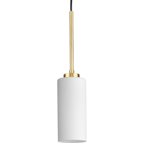 Progress Lighting Pendants Light - Cofield Collection One-Light Vintage Brass Transitional Pendant - Model P500404-163