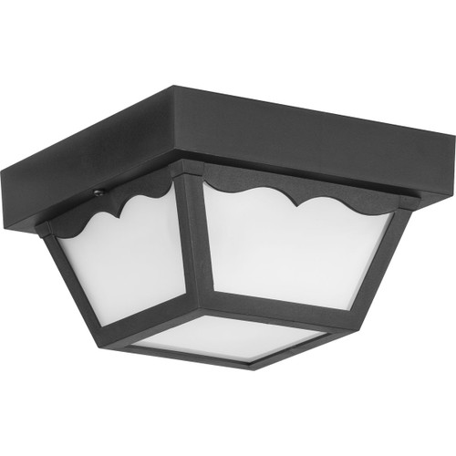 Progress Lighting Outdoor Light - One-Light 8-1/4" Flush Mount for Indoor/Outdoor use - Model P5744-31