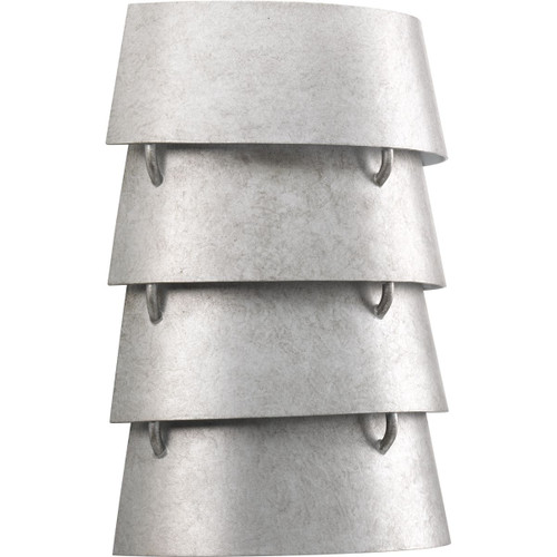 Progress Lighting Wall Sconce Light - POINT DUME® by Jeffrey Alan Marks for Progress Lighting Surfrider Collection Galvanized Finish Wall Sconce - Model P710064-141