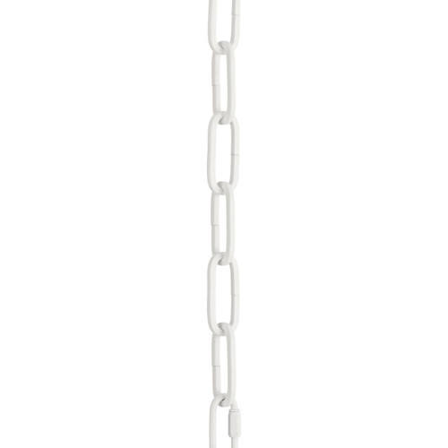 Progress Lighting Accessories Light - Accessory Chain - 4' of 9 Gauge Chain in White - Model P8755-192