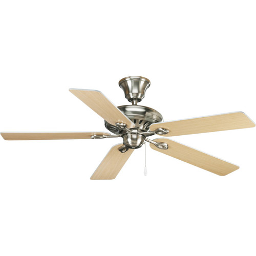 Progress Lighting Ceiling Fans Light - AirPro Collection Signature 52" Five-Blade Ceiling Fan - Model P2521-09