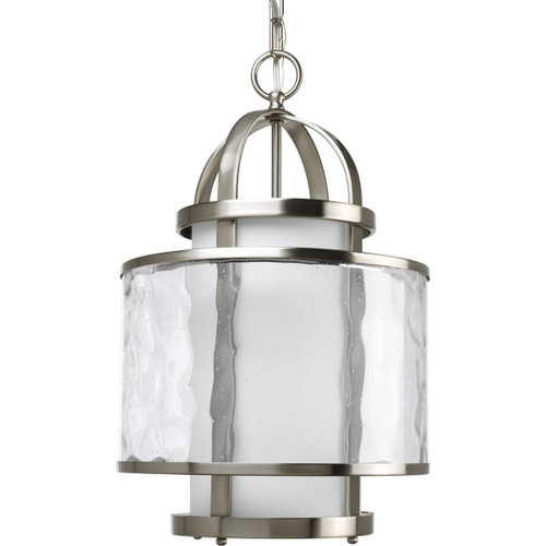 Progress Lighting Hall & Foyer Light - Bay Court Collection One-Light Foyer Pendant - Model P3701-09