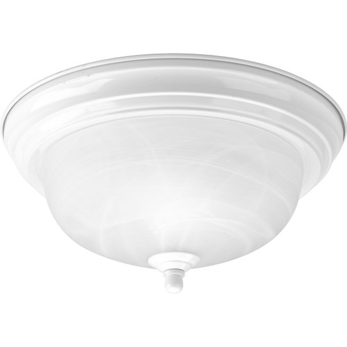 Progress Lighting Close-to-Ceiling Light - One-Light Dome Glass 11-3/8" Close-to-Ceiling - Model P3924-30