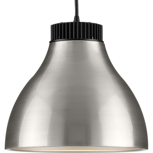 Progress Lighting Pendants Light - Radian LED Collection Modern Brushed Nickel Metal Pendant - Model P500372-009-30